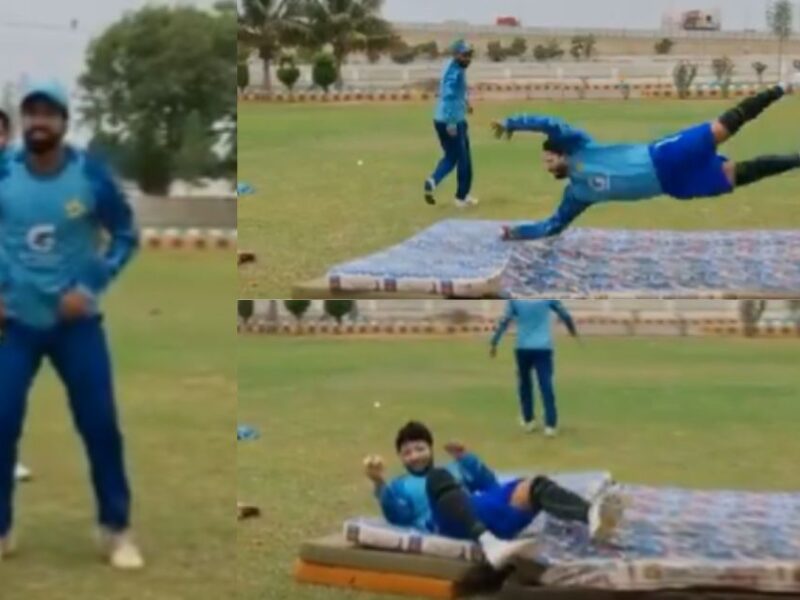 Pakistani-Players-Were-Seen-Practicing-By-Spreading-Mattresses-Video-Went-Viral