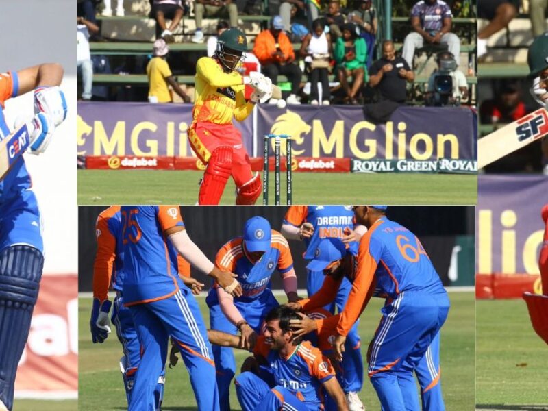 India Beat Zimbabwe By 23 Runs In The Third T20.