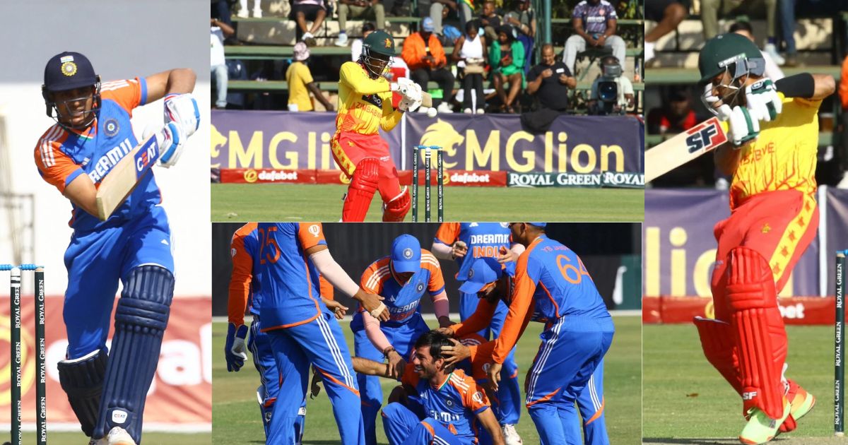 India Beat Zimbabwe By 23 Runs In The Third T20.