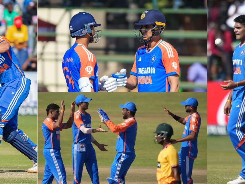 India Defeated Zimbabwe By 10 Wickets In The Fourth T20.