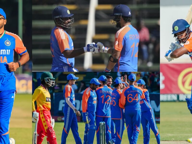 Team India Defeated Zimbabwe By 42 Runs In The Final T20.