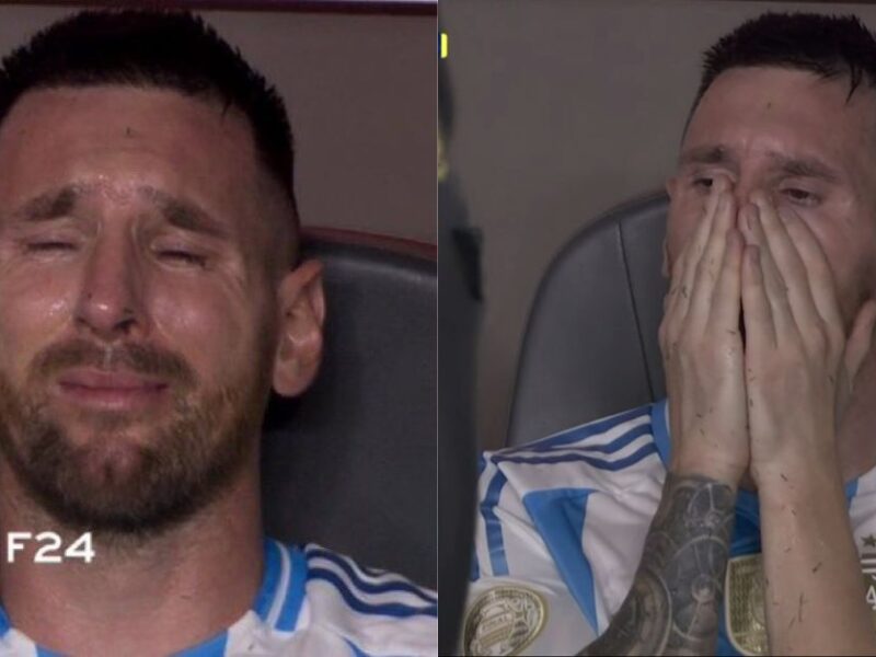 Lionel Messi Started Crying During The Match