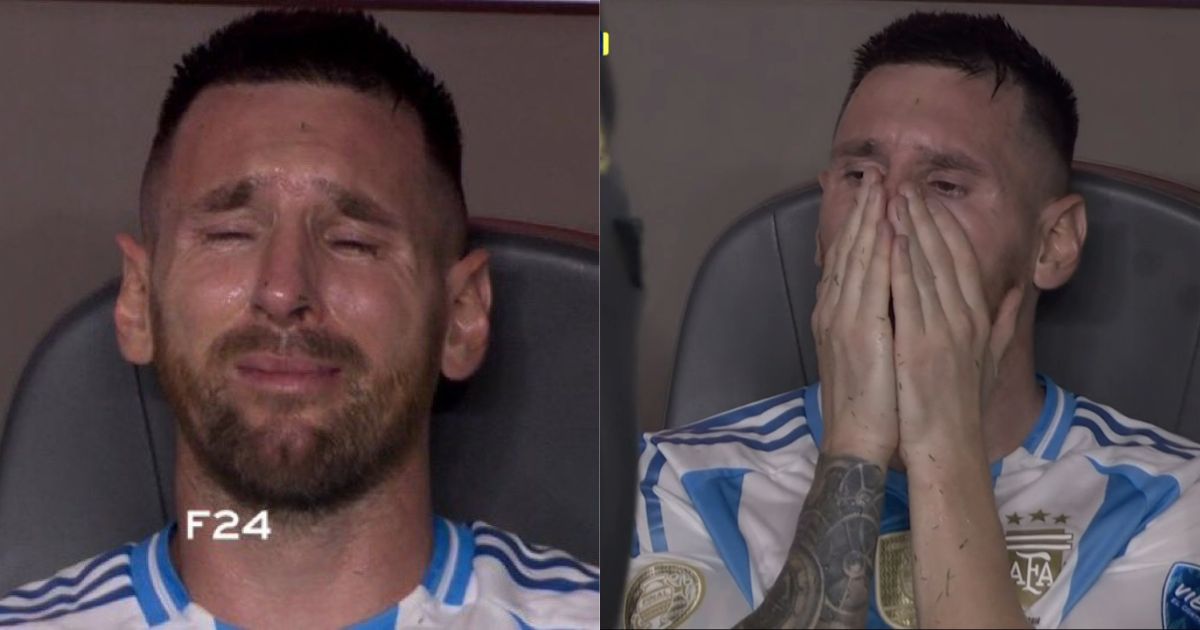 Lionel Messi Started Crying During The Match