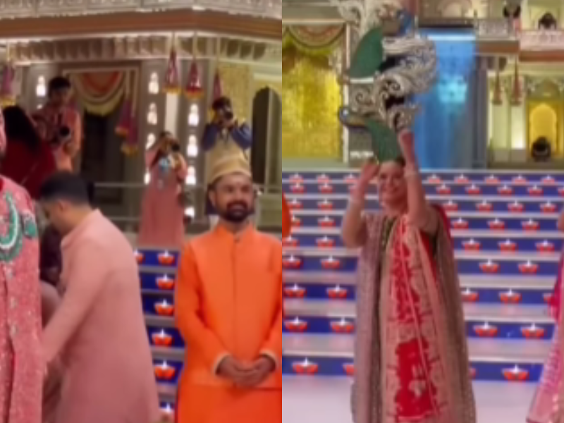 Anant-Radhika-Wedding-Son-In-Law-Raja-Ram-Got-But-Mother-In-Law-Danced-Anant-Was-Seen-Staring-At-His-Beautiful-Sister-In-Law-Video
