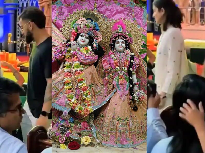 Virat Kohli Reached The Temple With Anushka Sharma In London, Had Darshan Of Lord Krishna In London