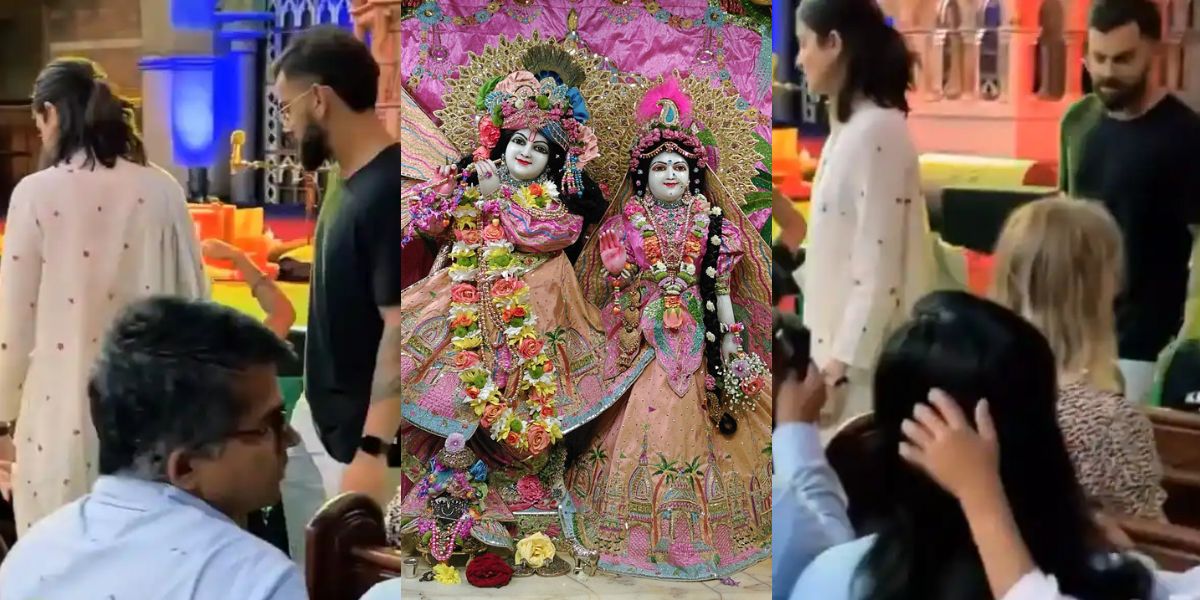 Virat Kohli Reached The Temple With Anushka Sharma In London, Had Darshan Of Lord Krishna In London