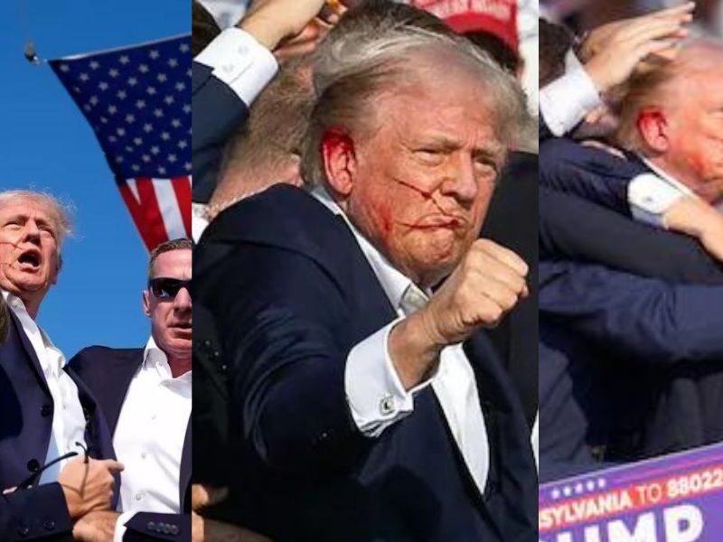 A Deadly Attack On Donald Trump In America, The Former President Was Left Bleeding