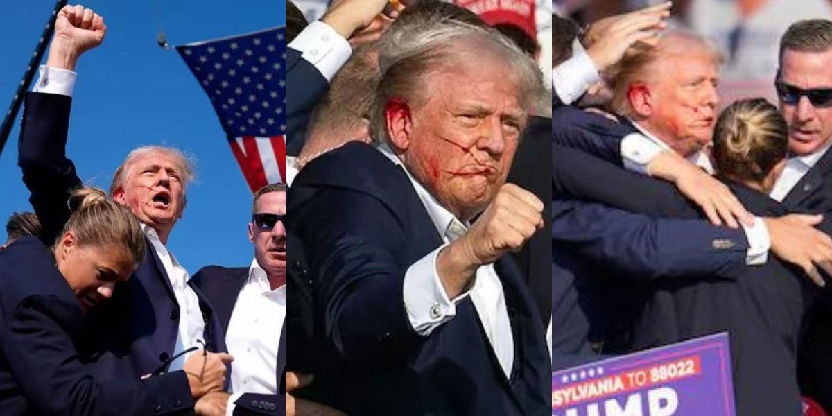 A Deadly Attack On Donald Trump In America, The Former President Was Left Bleeding