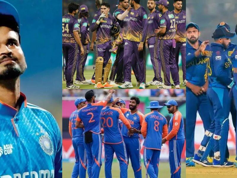 Ind-Vs-Sl-15-Member-Team-Announced-For-England-Odi-Shreyas-Gets-Captaincy-Three-Kkr-Players-Will-Debut