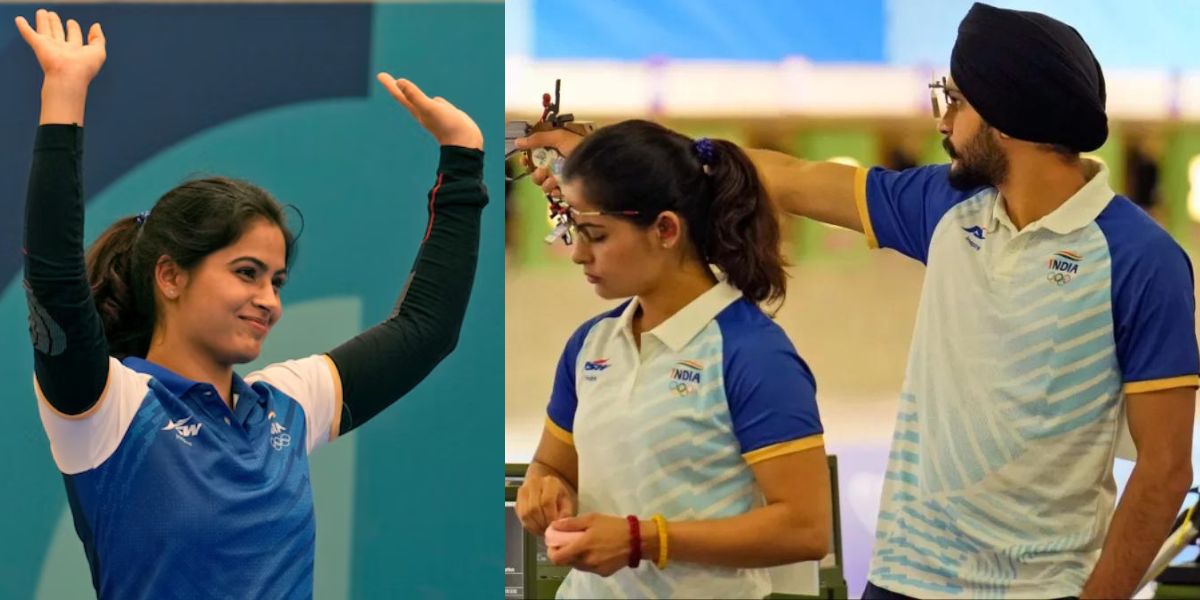 Manu-Bhaker-Create-History-To-Win-Double-Medal-In- Paris Olympic 2024