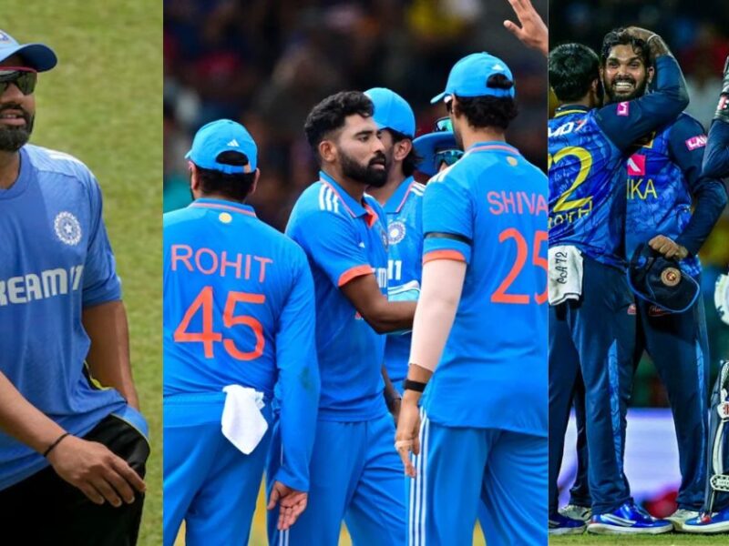 Was The Match Tied In The First Odi Played Between India And Sri Lanka Because Of The Bad Shots Of These Two Players Of Team India?