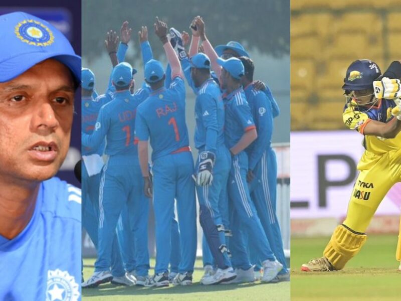 Rahul Dravid'S Son Samit Selected In Team India'S Under 19