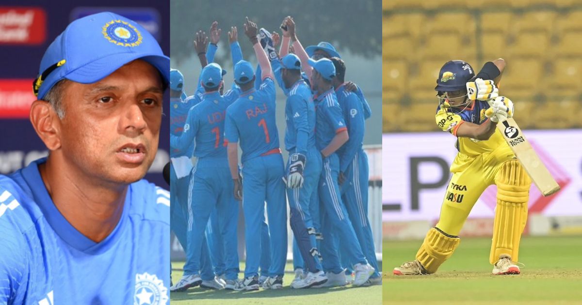 Rahul Dravid'S Son Samit Selected In Team India'S Under 19