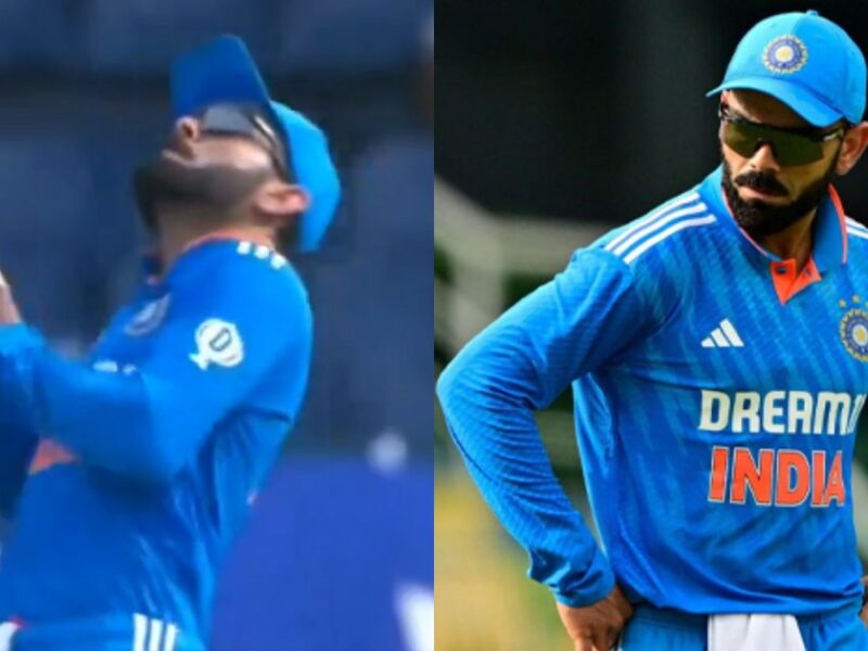 Virat Kohli Danced After Taking The Catch Of Sri Lankan Batsman