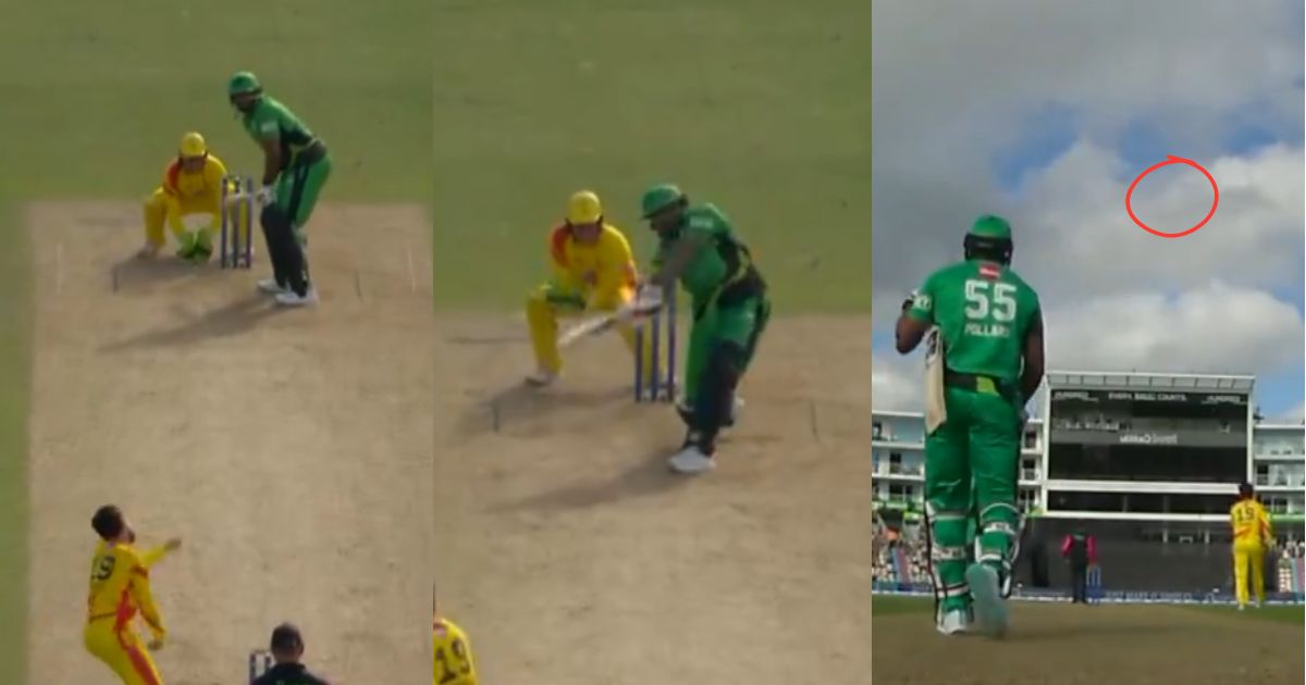 Kieron Pollard Hit 5 Sixes In One Over