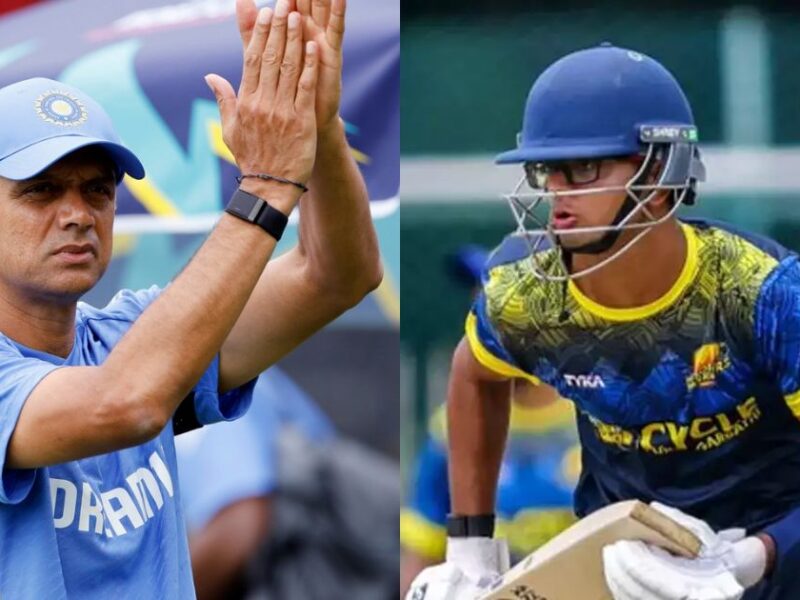 Samit Dravid Played A Brilliant Innings In Maharaj T20 League.