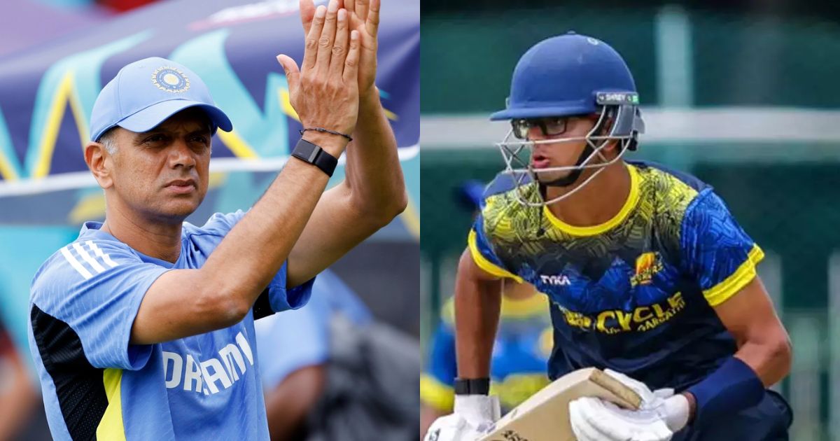 Samit Dravid Played A Brilliant Innings In Maharaj T20 League.