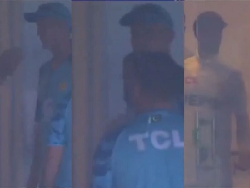 Pak Vs Ban: Pakistan Captain Shan Masood Clashed With The Head Coach During The Match.