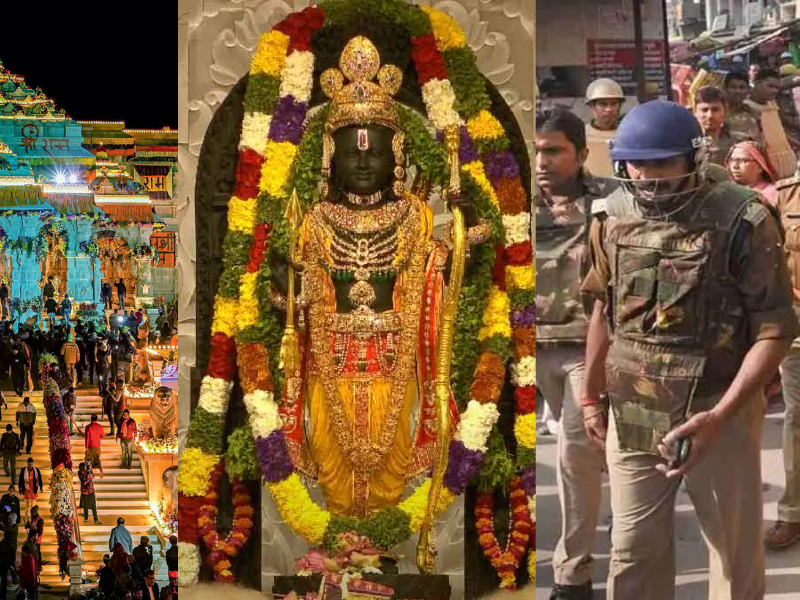 In Ayodhya, The City Of Shri Ram Thieves Stole A Large Number Of Projector Lights On Rampath And Bhakti Path