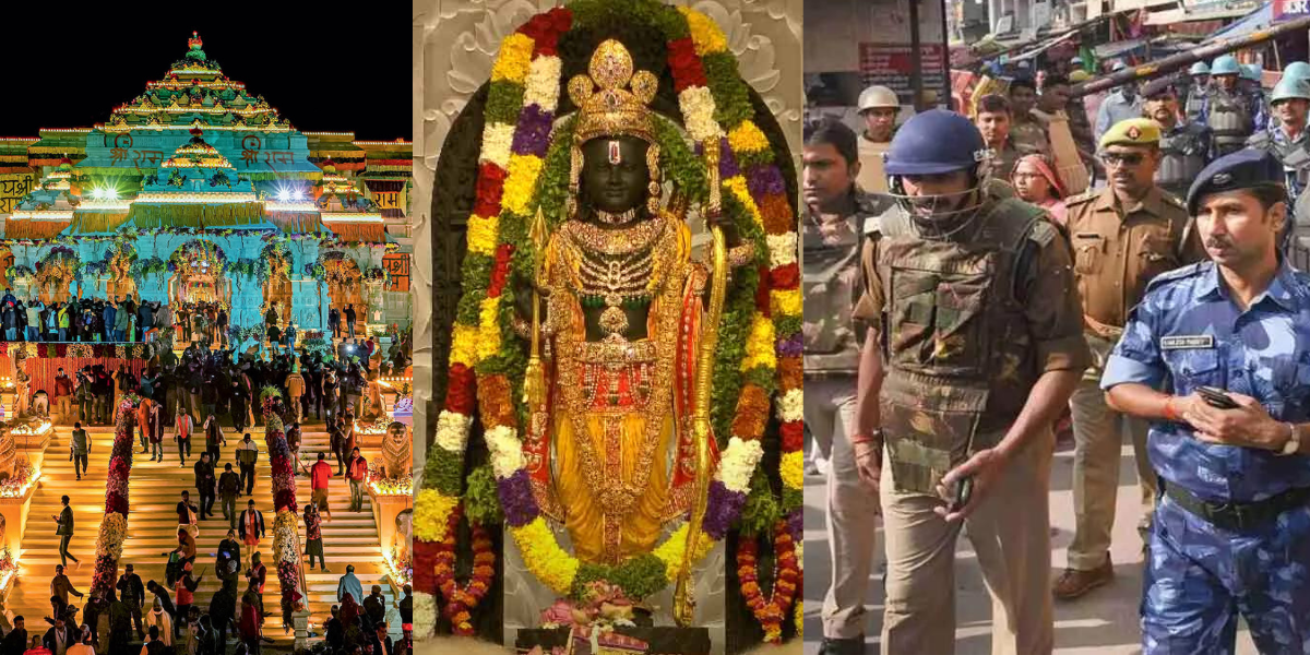 In Ayodhya, The City Of Shri Ram Thieves Stole A Large Number Of Projector Lights On Rampath And Bhakti Path