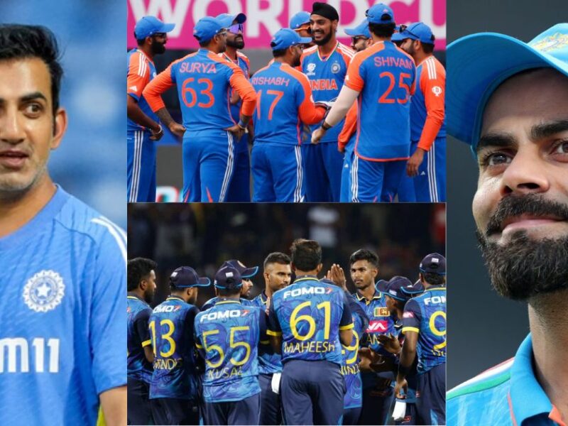 Long Conversation Between Gautam Gambhir And Virat Kohli Just Before The Odi Series Against Sri Lanka.