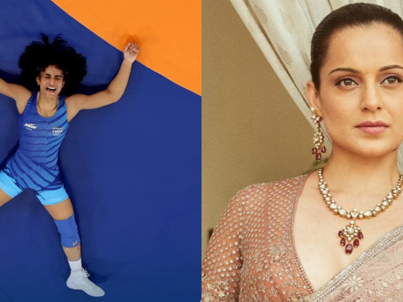 Kangana-Ranaut-Took-A-Jibe-At-Vinesh-Phogats-Victory-Said-Those-Who-Dig-Modis-Grave