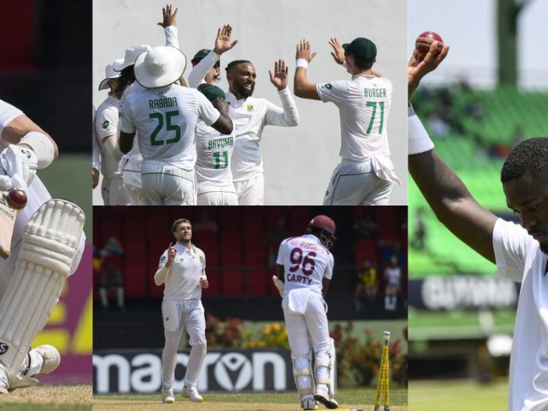 Wi Vs Sa South Africa Cricket Team Defeated West Indies By 40 Runs In The Second Test, Captured The Series 1-0