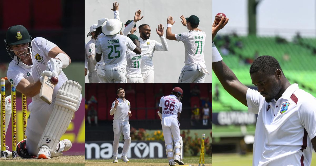 Wi Vs Sa South Africa Cricket Team Defeated West Indies By 40 Runs In The Second Test, Captured The Series 1-0