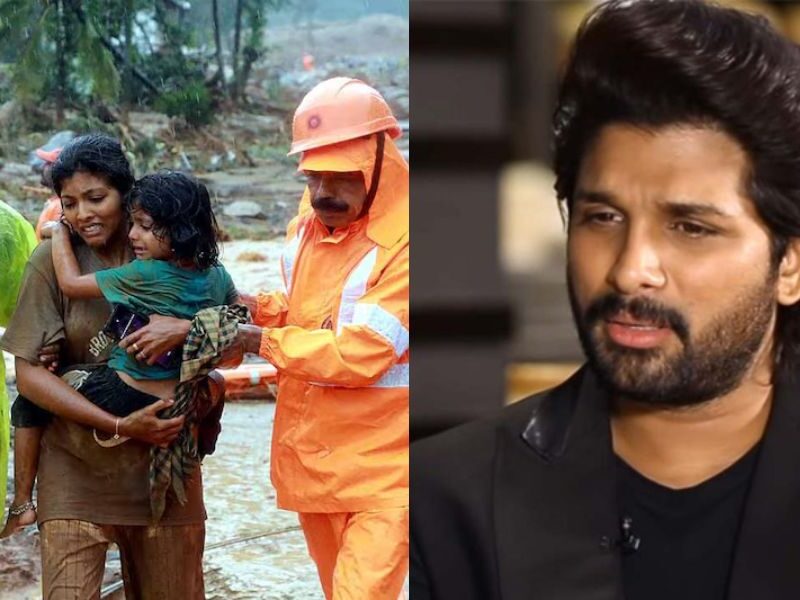 Allu Arjun Was Heartbroken After Seeing The Devastation In Wayanad, Donated 25 Lakh Rupees