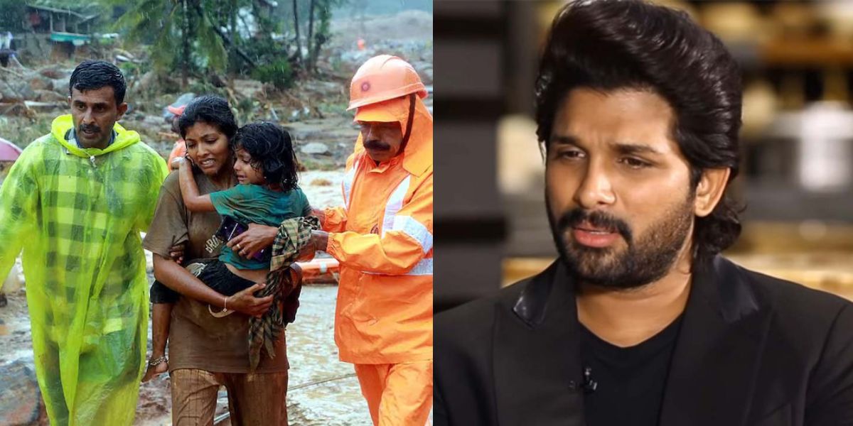 Allu Arjun Was Heartbroken After Seeing The Devastation In Wayanad, Donated 25 Lakh Rupees