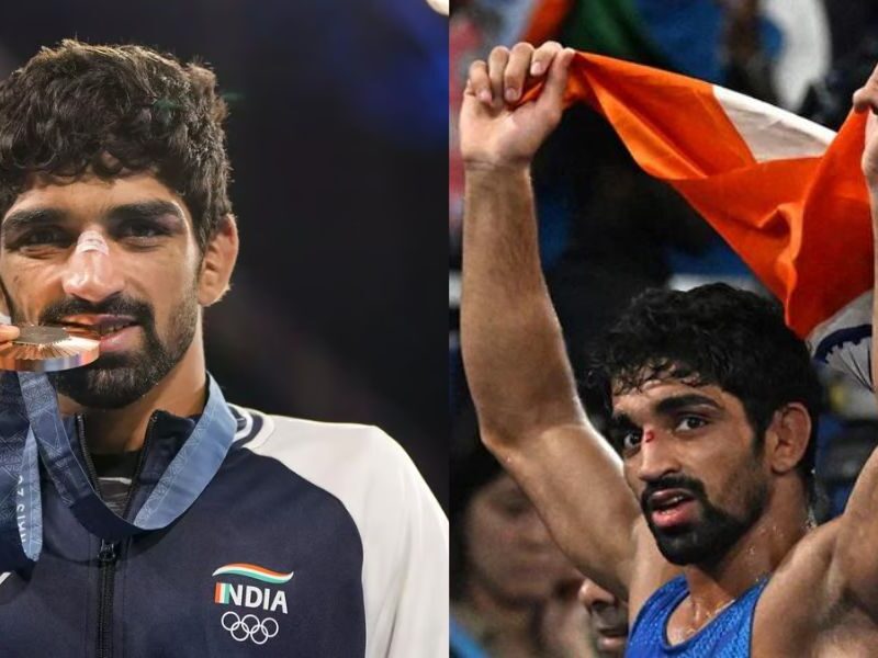 21 Year Old Player Aman Sahrawat Won Bronze In Paris Olympics 2024