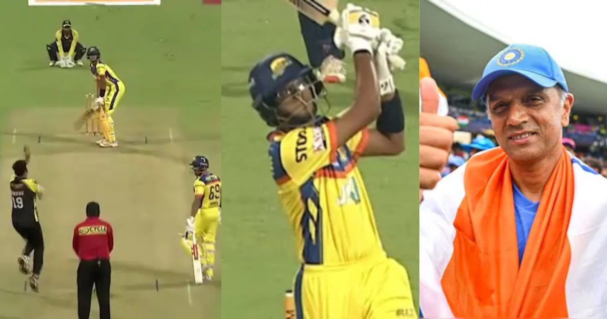 Rahul Dravid'S Son Samit Dravid Hits Amazing Six, Video Goes Viral