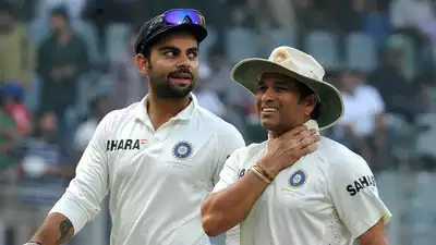 Sachin Tendulkar And Virat Kohli