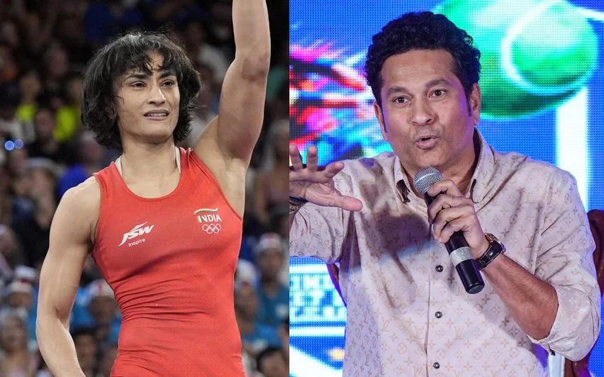 'ये उनके साथ अन्याय हुआ है...' विनेश फोगाट के सपोर्ट में उतरे सचिन तेंदुलकर, पेरिस ओलंपिक पर निकाली भड़ास 3 Vinesh Phogat