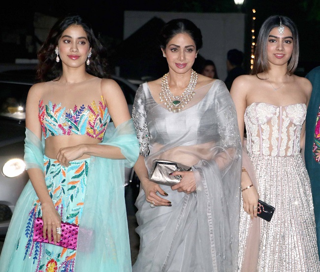 Sridevi-Janhvi Kapoor-Rishi Kapoor