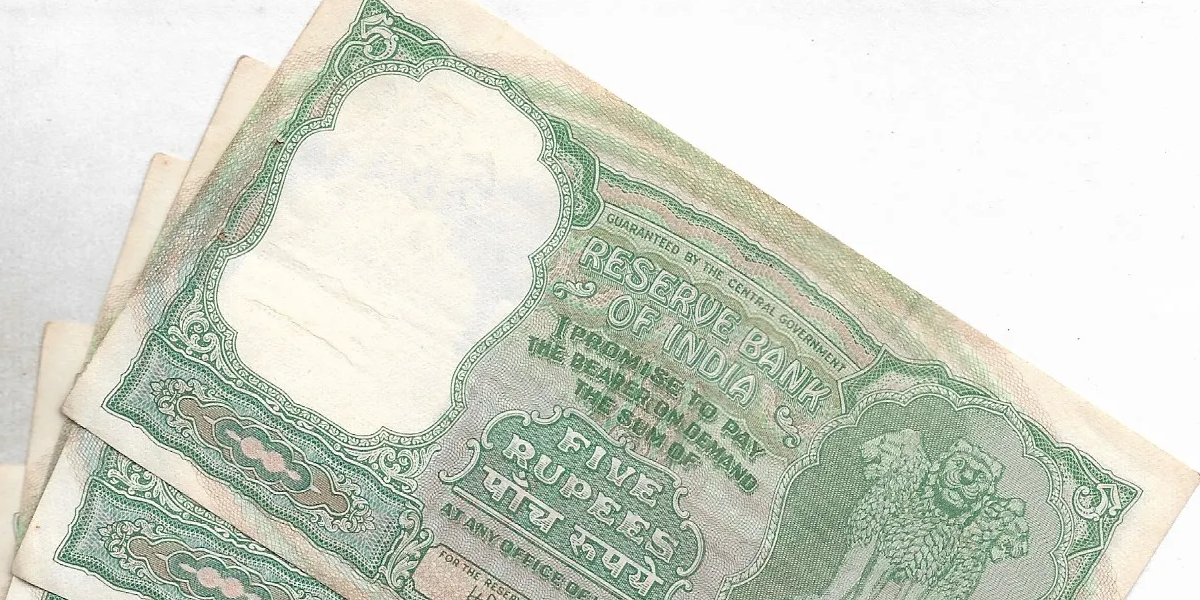 5 Rupee Note