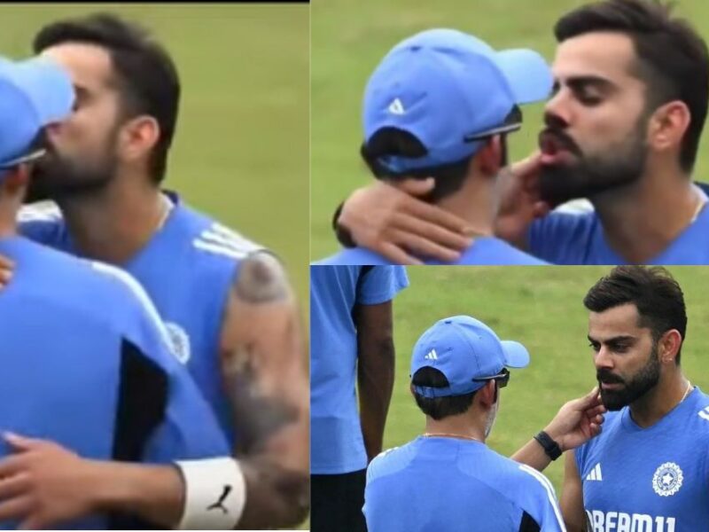 Gautam Gambhir Kissed Virat Kohli