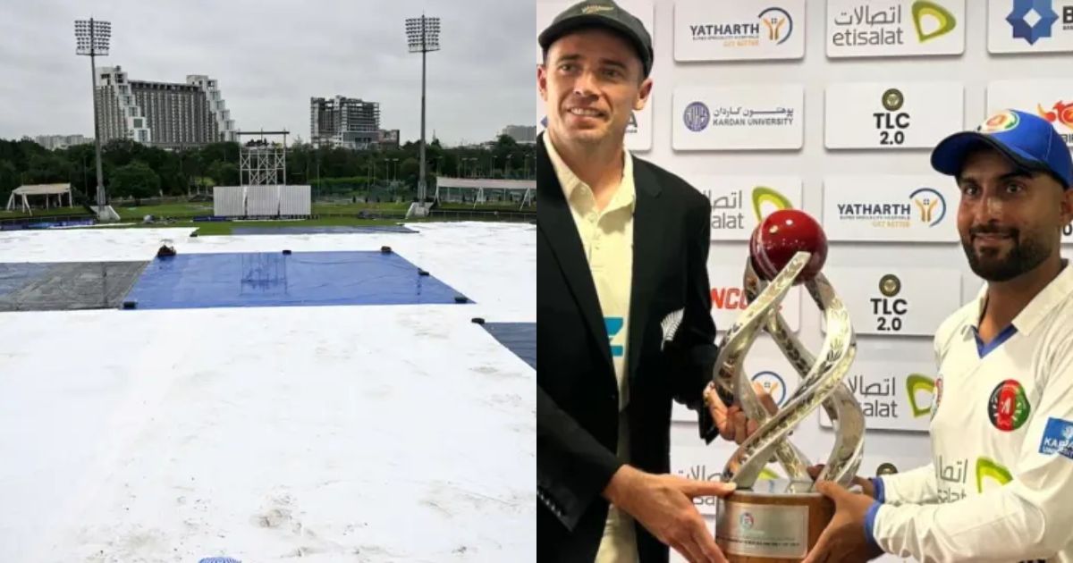 Afg-Vs-Nz-Only Test Match Canceled Without Any Ball Being Bowled