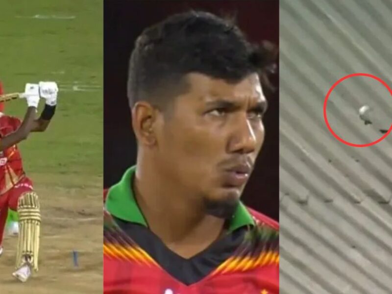 This Batsman Hit A Long Six Of 124 Meters In Cpl 2024, Video Went Viral
