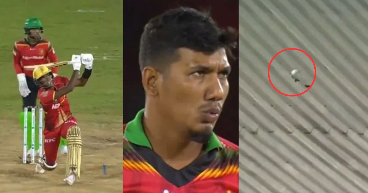 This Batsman Hit A Long Six Of 124 Meters In Cpl 2024, Video Went Viral