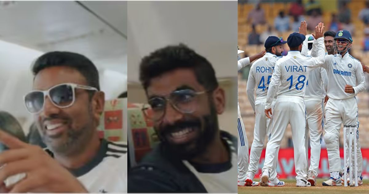 Jadeja And Bumrah Made Fun Of R Ashwin In The Flight Before Kanpur Test, Video Went Viral