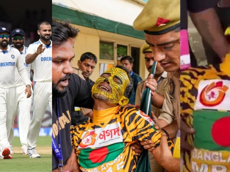 Ind Vs Ban,Did Bangladeshi Fan Fight In Kanpur Test Match, Video Went Viral