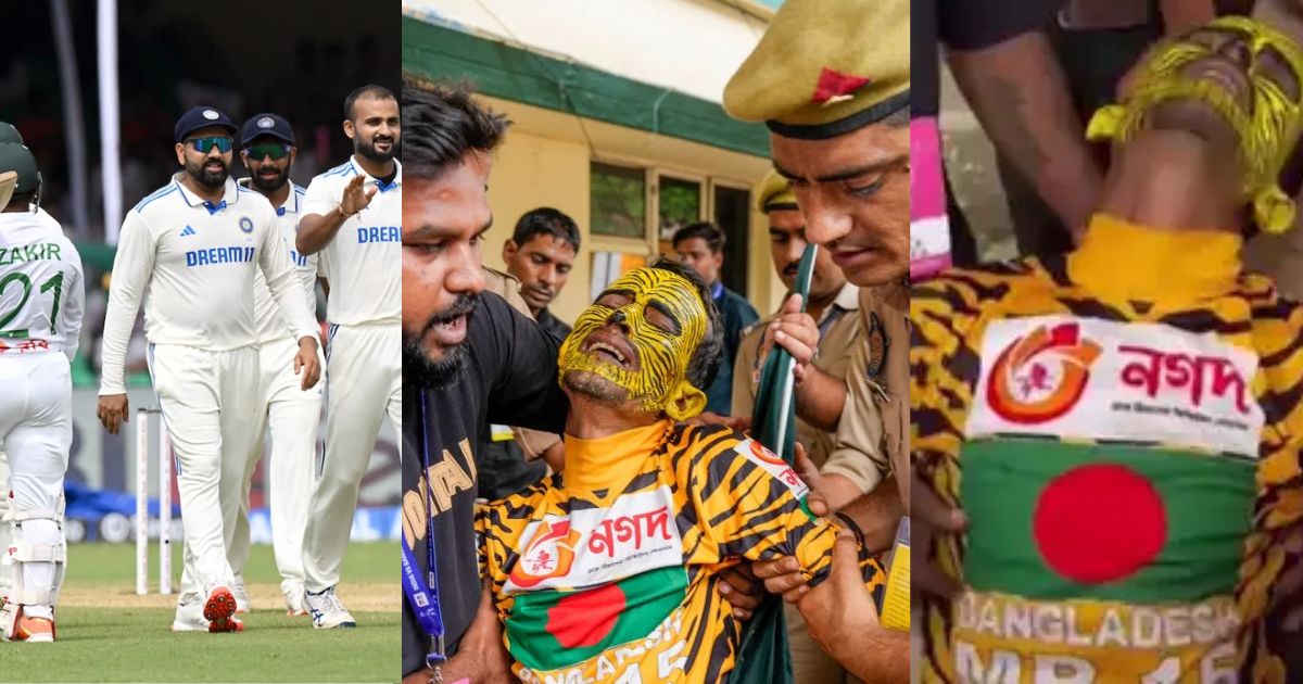 Ind Vs Ban,Did Bangladeshi Fan Fight In Kanpur Test Match, Video Went Viral