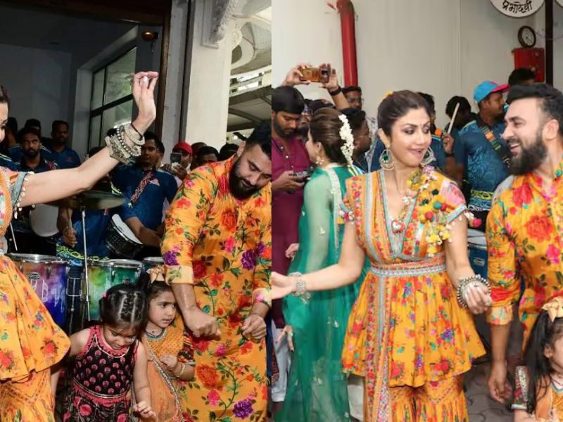 Shilpa-Shetty-Danced-Vigorously-On-Drums-During-Bappas-Immersion
