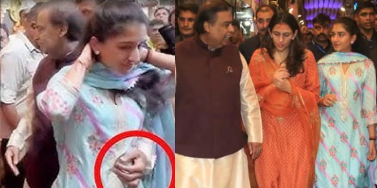 Mukesh-Ambanis-Relationship-With-Daughter-In-Law-Radhika-Is-Like-This-He-Pulled-Her-With-His-Hand-On-Her-Waist-In-The-Crowd