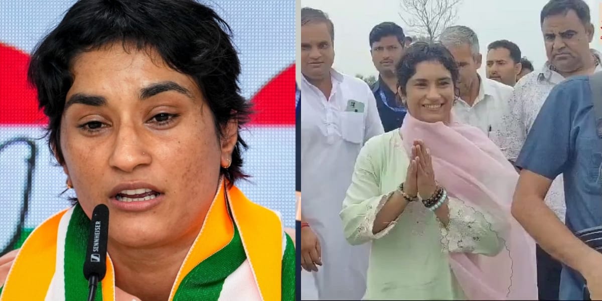 Vinesh-Phogat-Will-Leave-The-Party-Just-2-Days-After-Joining-Congress-This-Decision-Was-Taken-Overnight-For-This-Reason