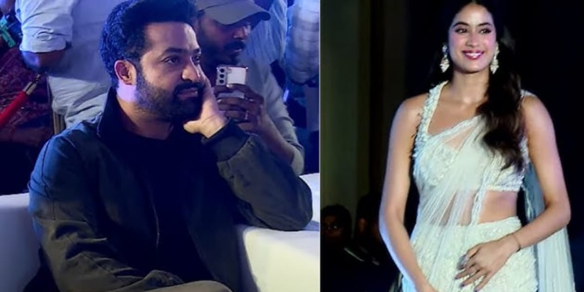 Janhvi Kapoor ने फर्राटेदार तमिल में दिया भाषण, Jr Ntr हुए इमोशनल– लोगों ने कहा श्रीदेवी की याद आई