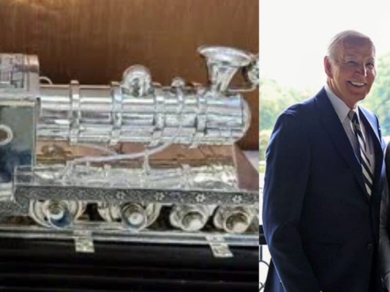 Pm Modi Gifted Silver Train: पीएम मोदी ने बाइडेन को गिफ्ट की ये सिल्वर ट्रेन, जानें पश्मीना शॉल की भी खासियत