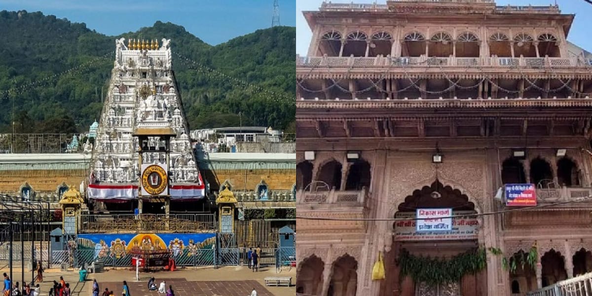 After Tirupati Balaji, These Temples In Up Are In Trouble