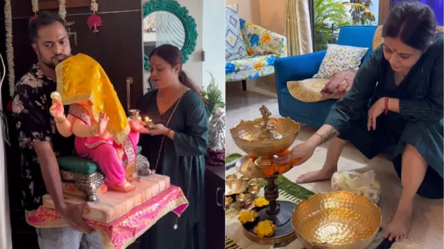 Video: गणेश चतुर्थी पर देवोलीना भट्टाचार्जी के मुस्लिम पति ने बप्पा के साथ किया ऐसा काम, देखकर फैंस भी हुए हैरान 